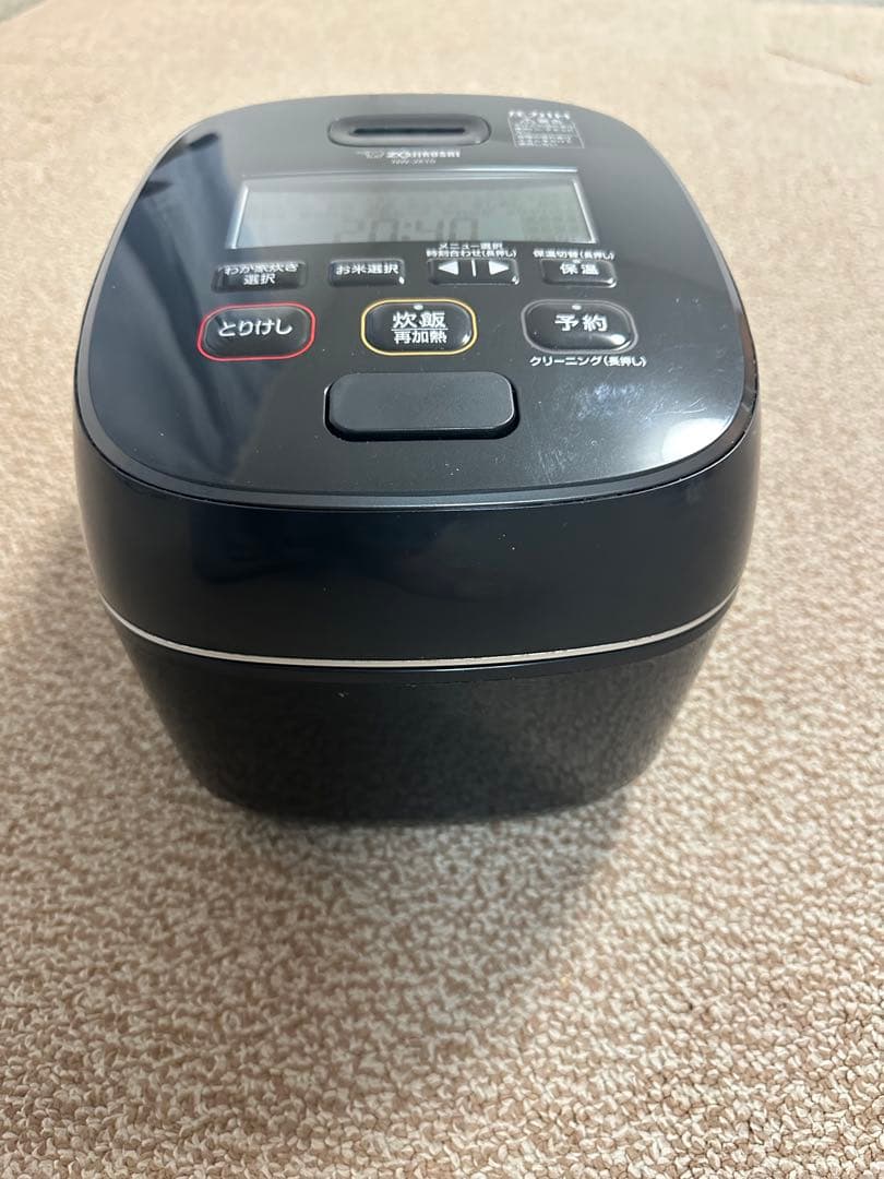 象印 NW-JX10 炊飯器 黒　2022年製