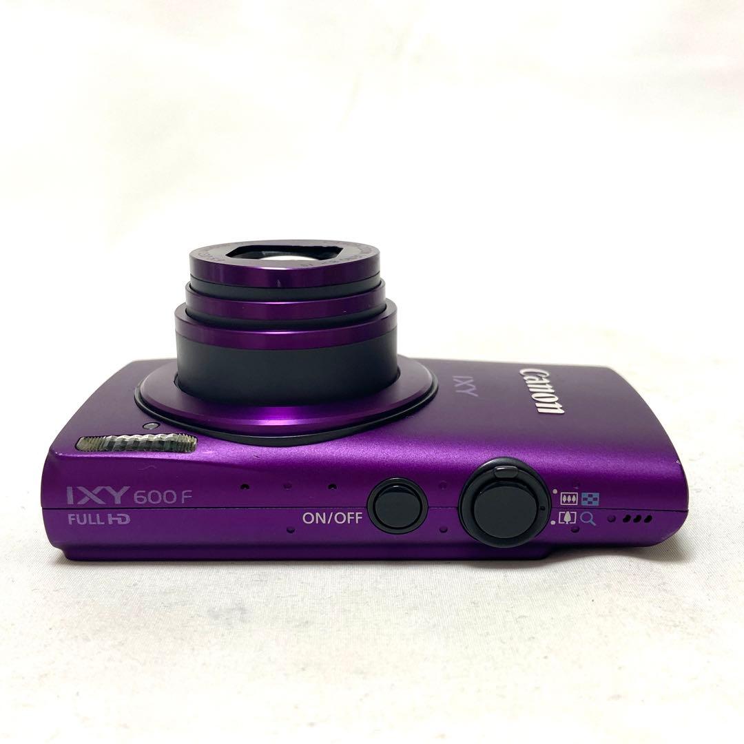 Canon IXY 600F パープル FULL HD PC1676 コンデジ
