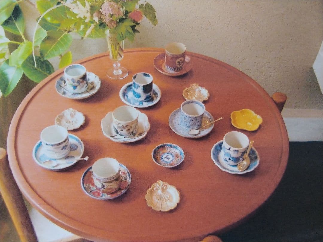 てっさい堂　猪口　古伊万里　染付　シルバー　セット　B (トレイ含まず)