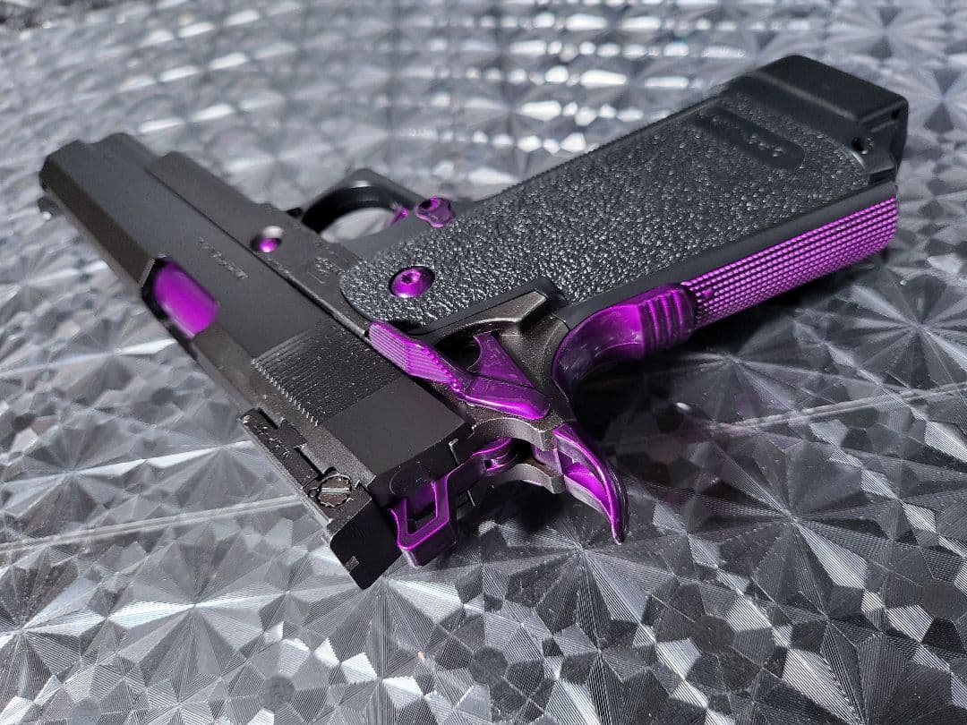 ハイキャパ5.1　GBB　アルマイトパープル　東京マルイ　ガスブローバック