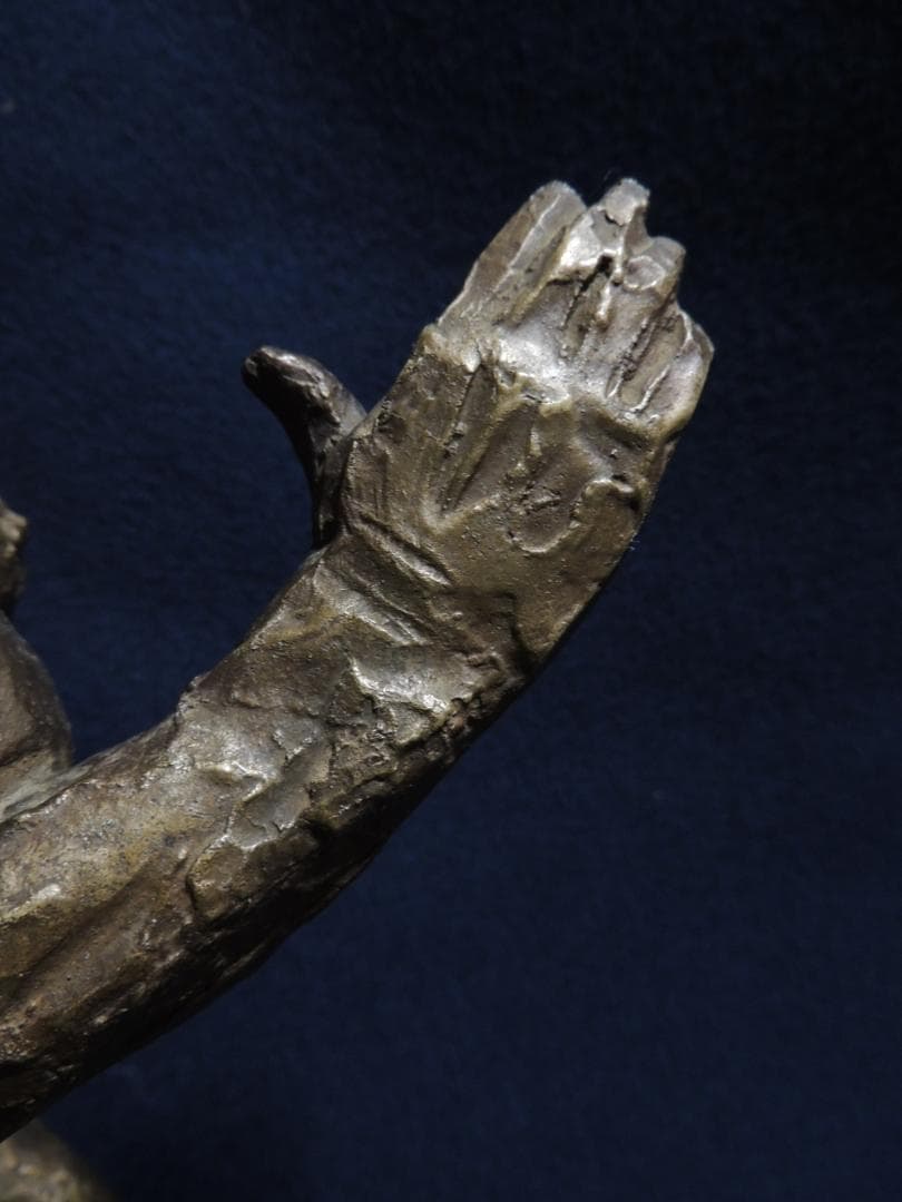 北村西望「浦島-長寿の舞」ブロンズ、41ｃｍ＞長崎県、平和記念像、浦島太郎