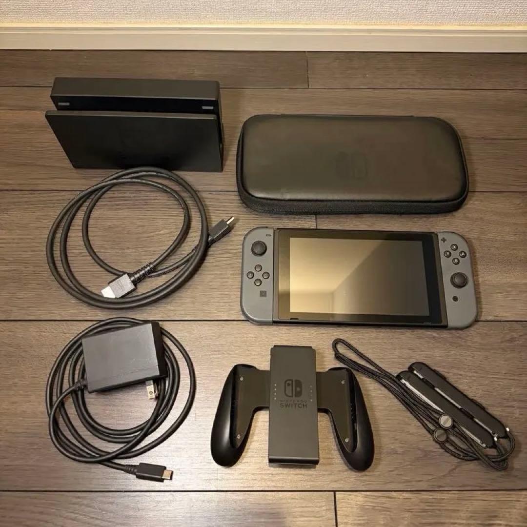 Nintendo Switch グレー 本体+純正ケース
