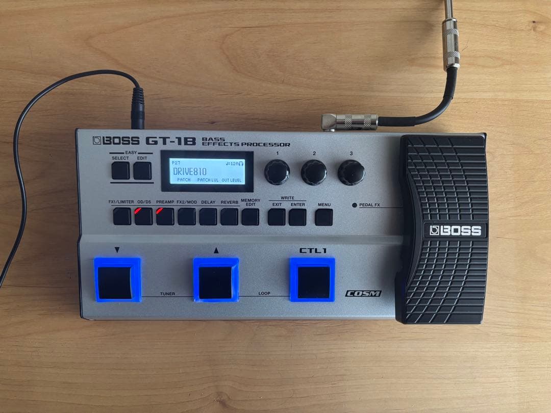 【美品・動作確認済】 ベース用マルチエフェクター「GT-1B」