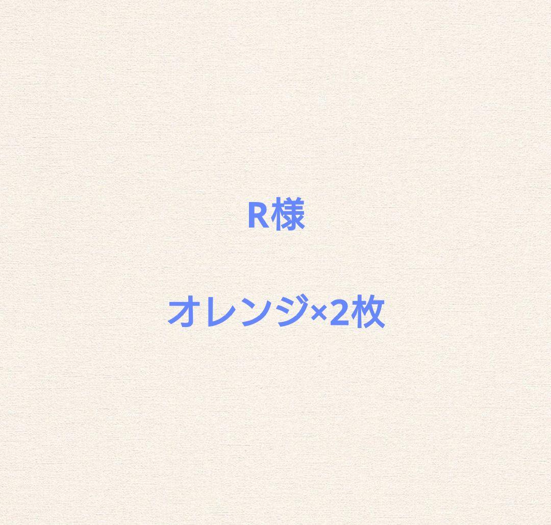 オレンジ×2枚