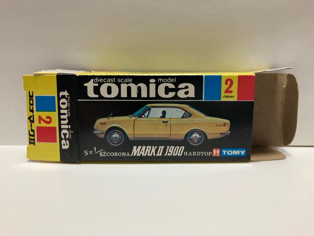 トミカ　黒箱　日本製　コロナマークII 1900 HT 1Aホイール