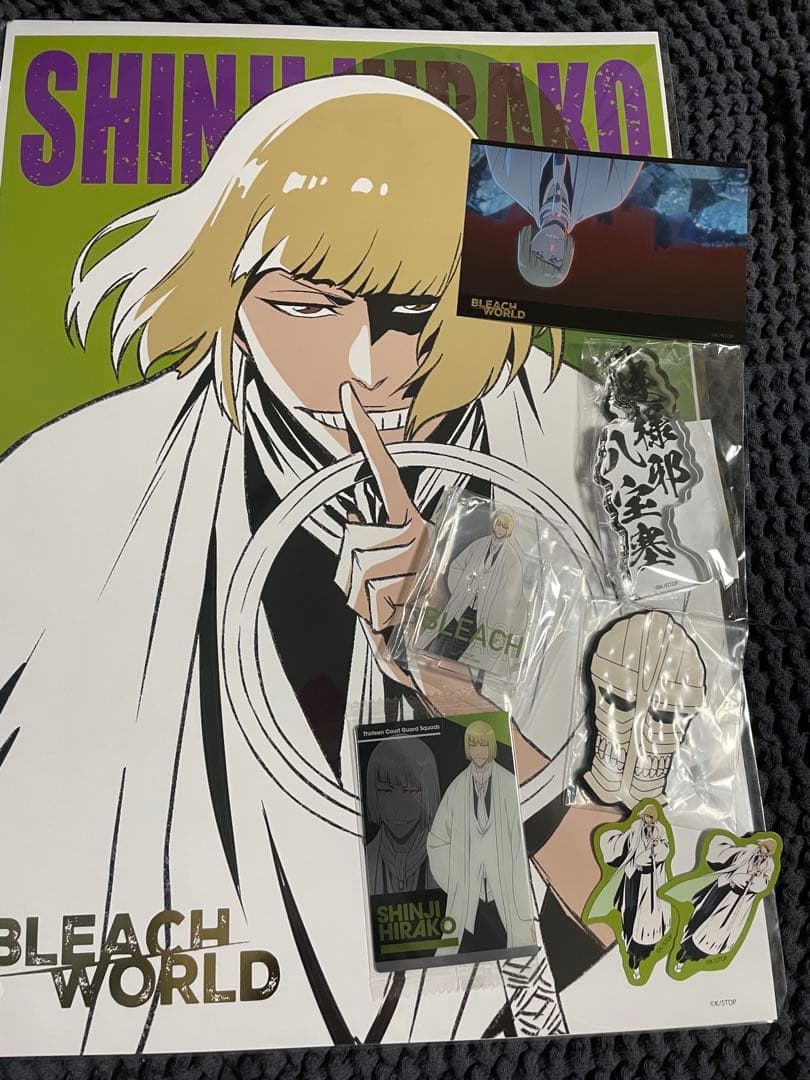 BLEACH WORLD ミニゲーム　a賞 b賞 c賞　A3ポスター　平子真子