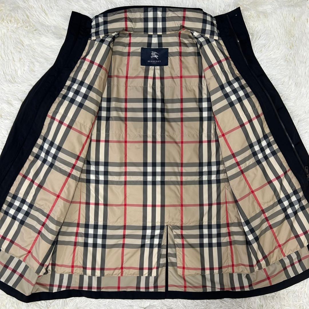 【極美品/L】バーバリーロンドン ダウンコート ダウンライナー メガノバチェック