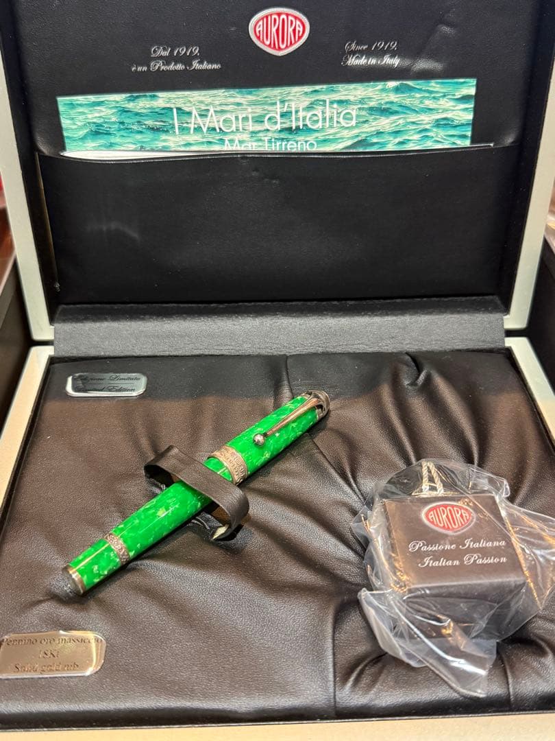 アウロラ万年筆　マーレ・ティレニア F