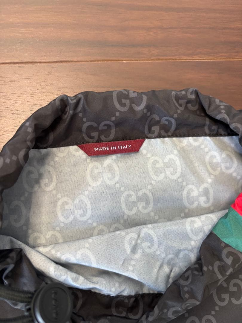 【GUCCI】ストレートレッグ ストライプスイムウエア （サイズ46）