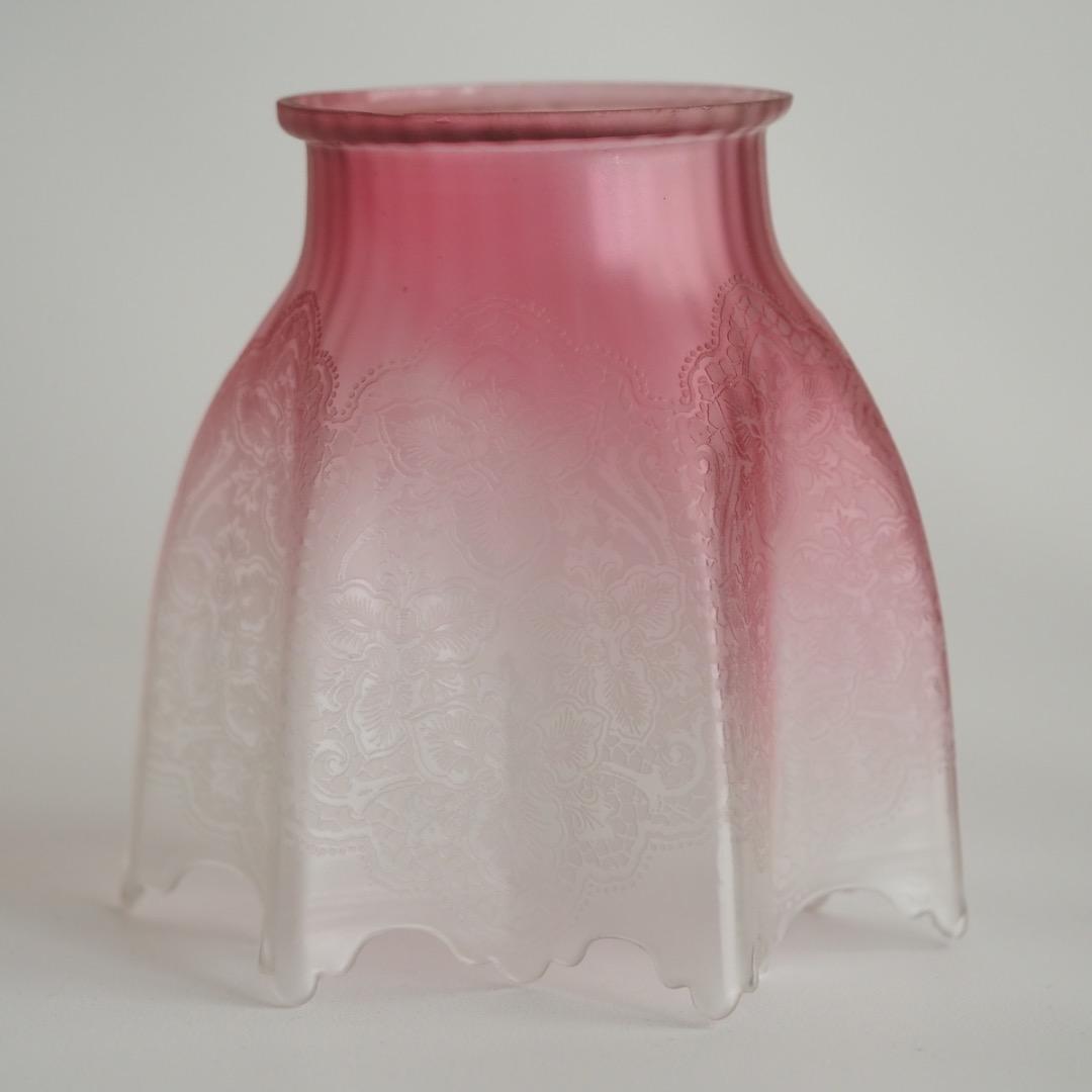 シェードランプ 天吊ランプ エッチング / アンティーク 英国製