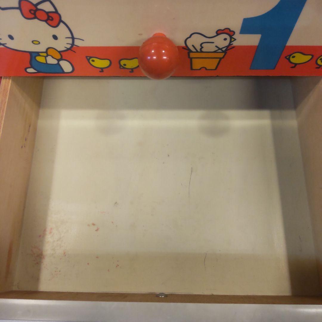 キティ木製3段引き出し