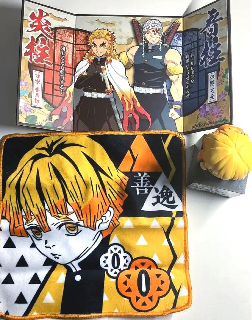 鬼滅の刃【お得！グッズまとめ売り】 カード 缶バッジ フィギュア 煉獄さんの刀