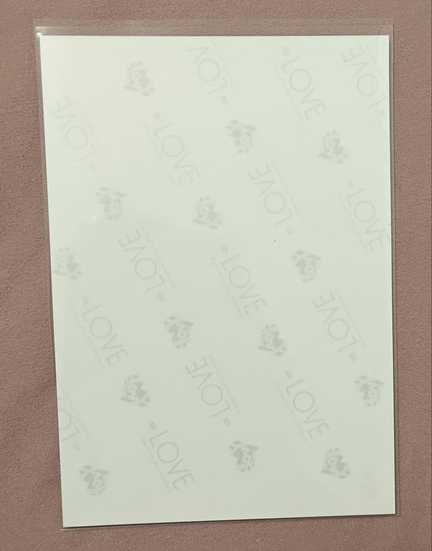 た*ん様 野口衣織　直筆　ラブソングに襲われる➀　チュウ