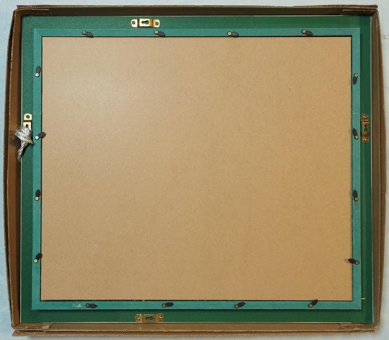 【値下げ】 風景画　油絵　中島千波　桜花　F8　額付き　手描き　肉筆