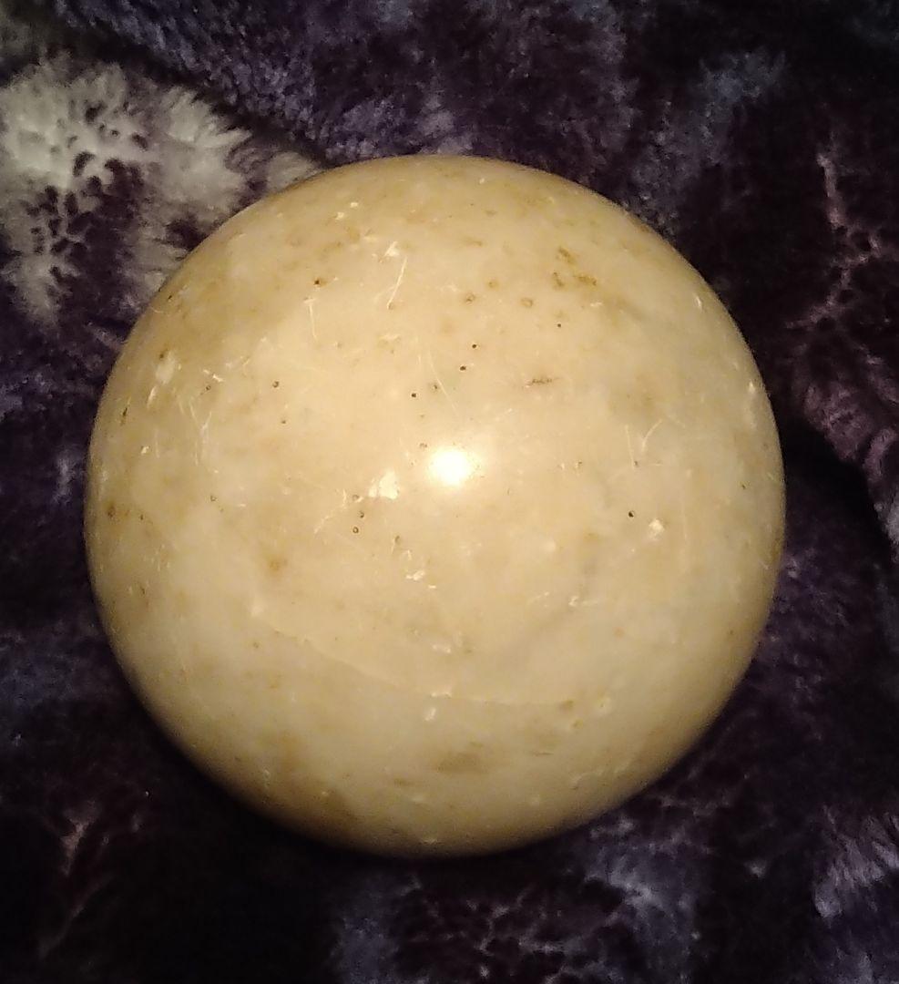 円周約25cm　パワーストーン　天然石　円形　ライトイェローストーン