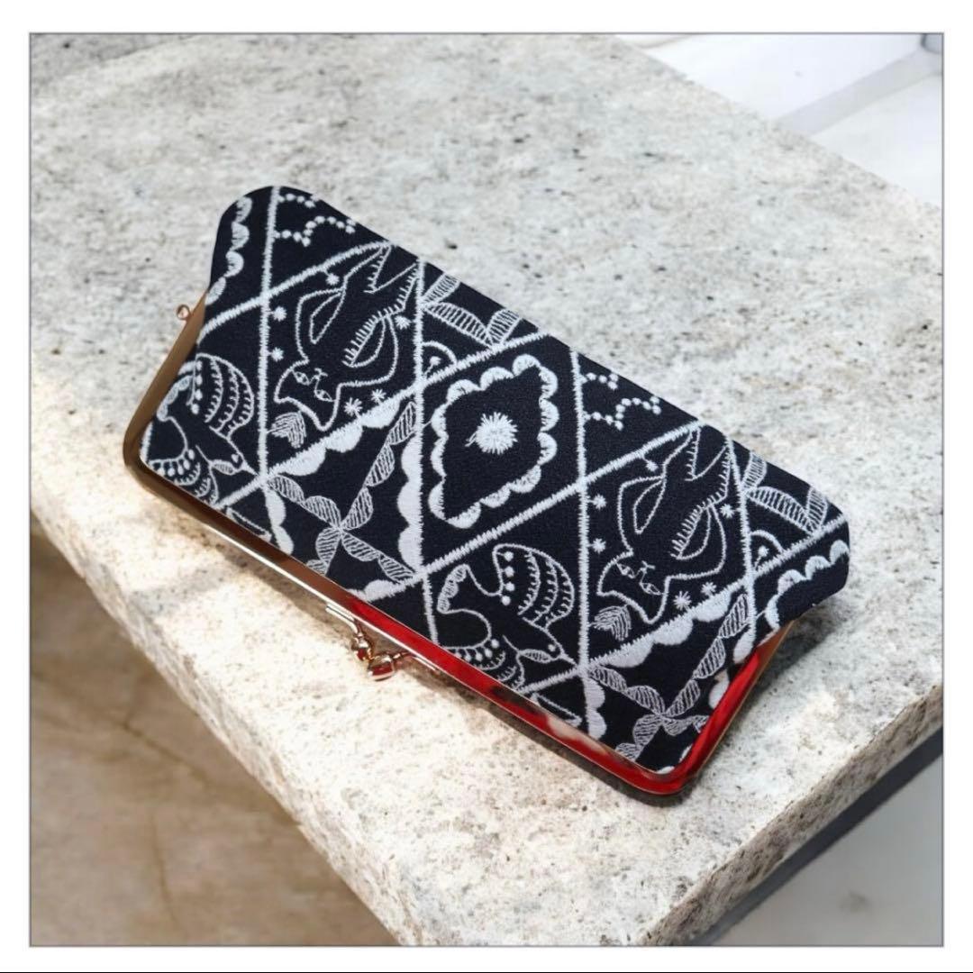 ミナペルホネン 仕切りがま口