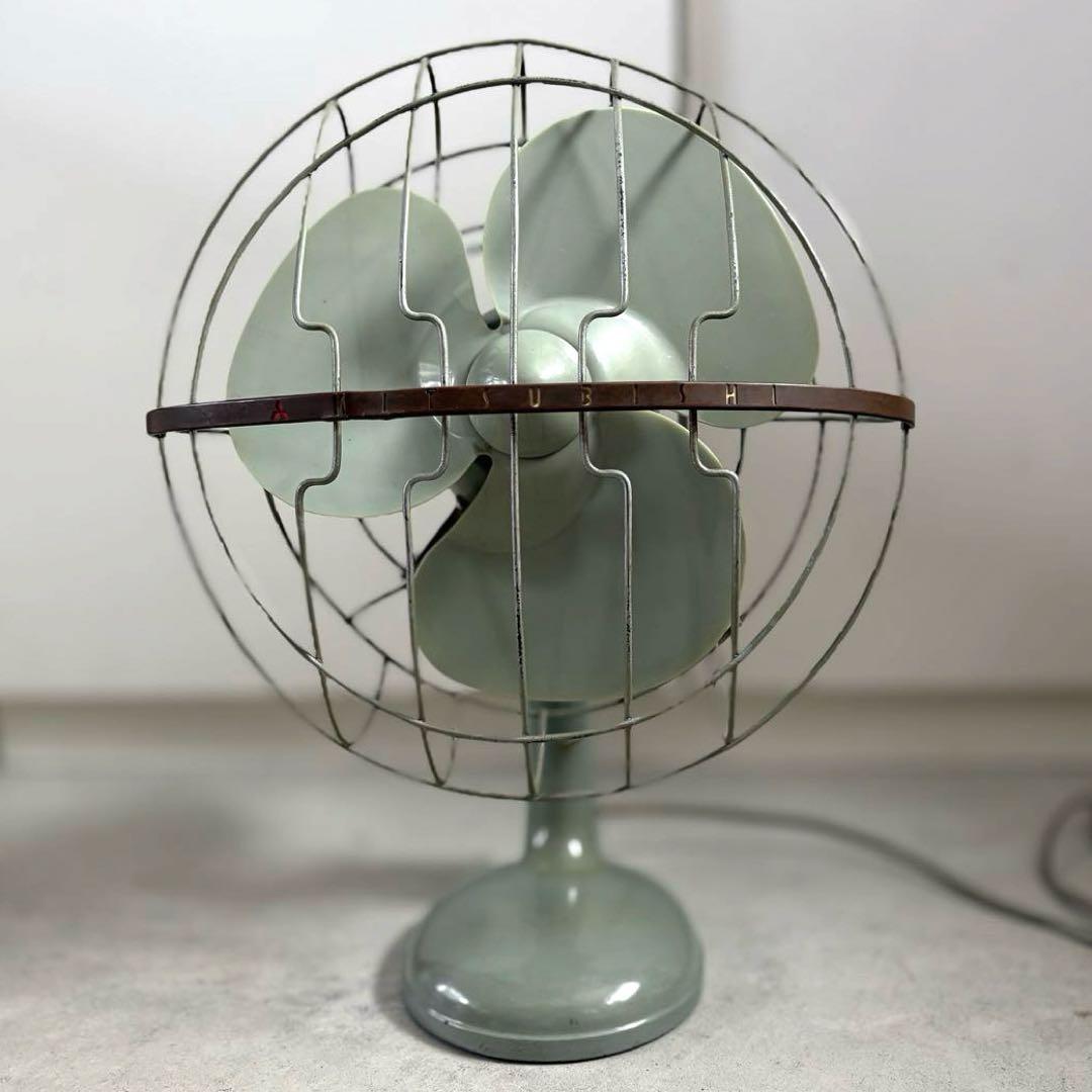 再値下げ☆希少・レトロ 扇風機 MITSUBISHI三菱　シャビー