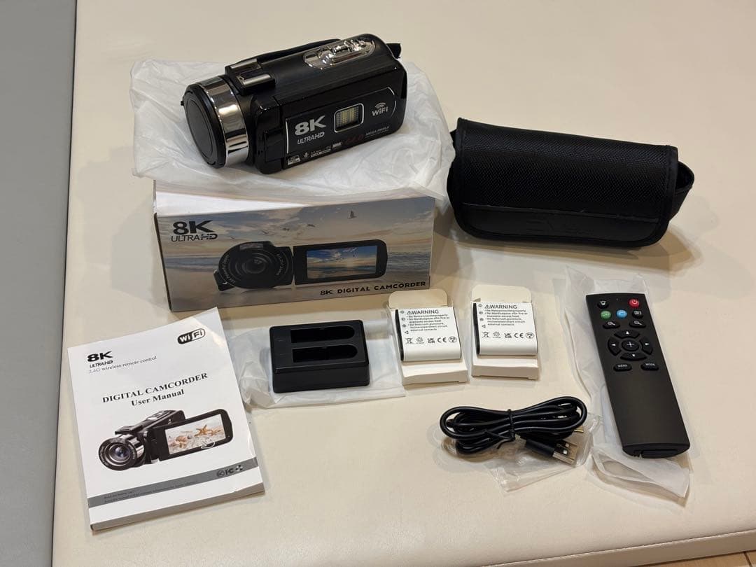 8K ULTRA HD ビデオカメラ 64MP