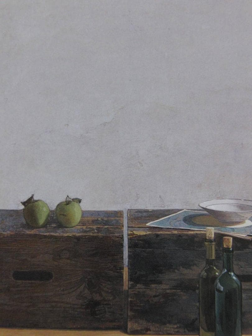 西房浩二、【Beranの箱】、希少な額装用画集より、新品額装付