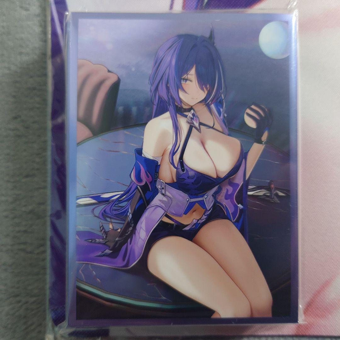 α1 スターレイル 胸元&刀&桃 黄泉 スリーブ&プレイマット