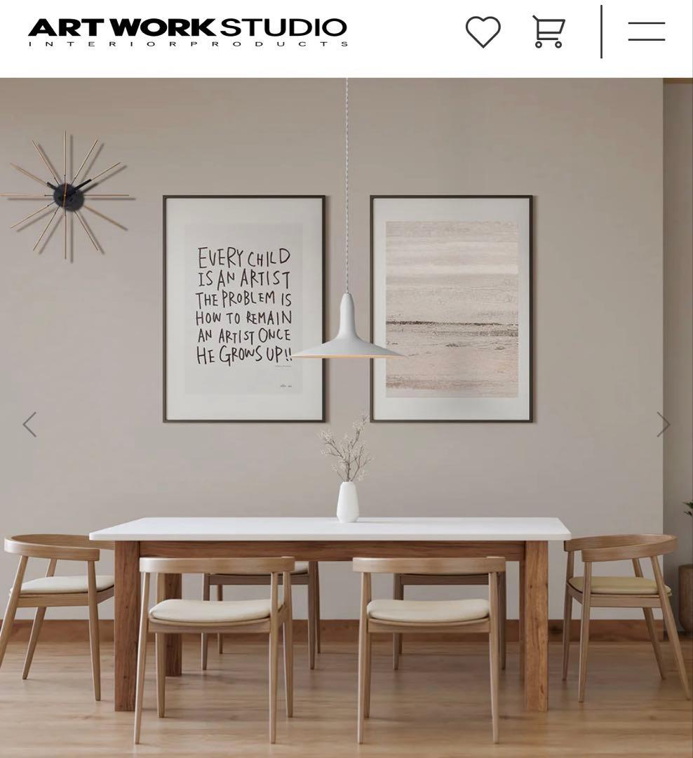 Cymbal-pendant ホワイト ペンダントライト