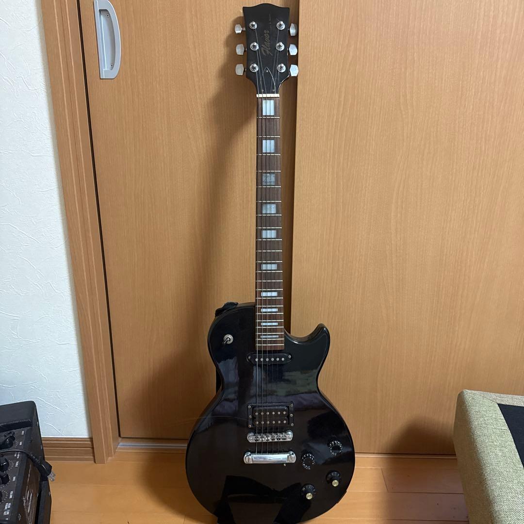 フレーバーエレキギター ブラック ハムバッカー