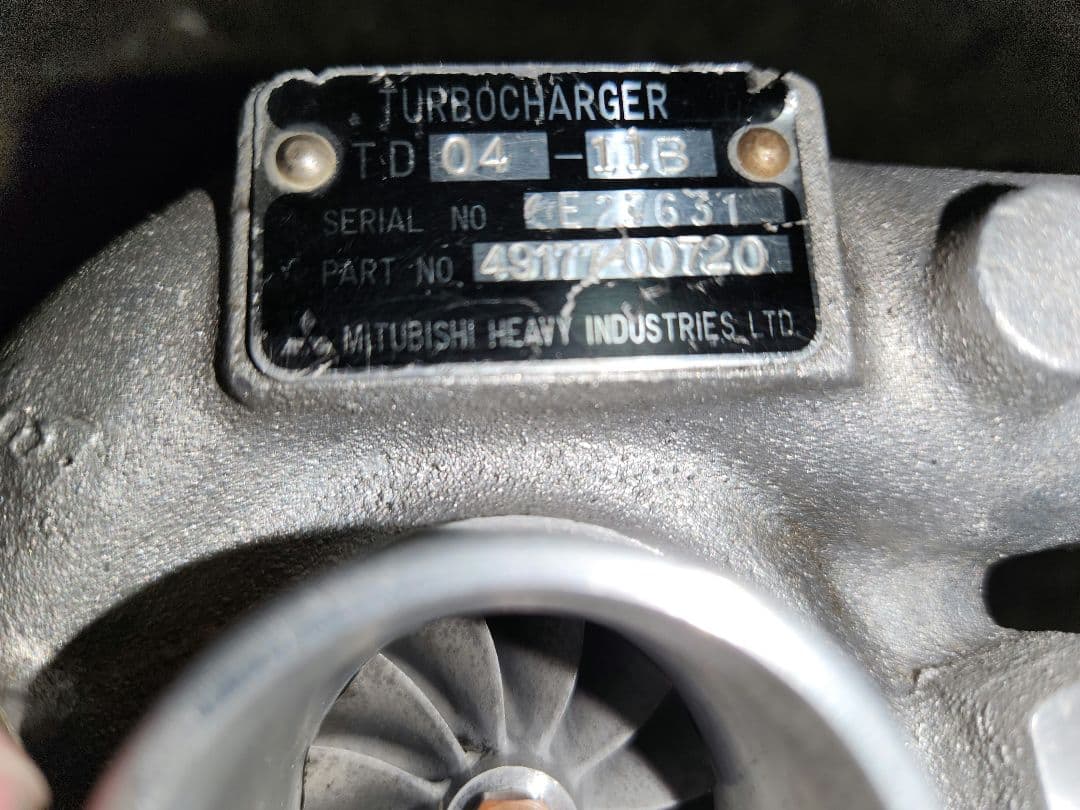 TD04-11B タービン 程度極上品 F6A K6A F6B JC