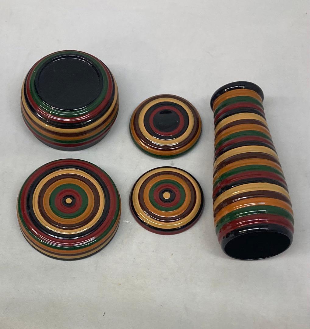 B216 茶箱セット 19点　雪月花　七宝繋文　溜漆　描き合わせ塗　茶道具