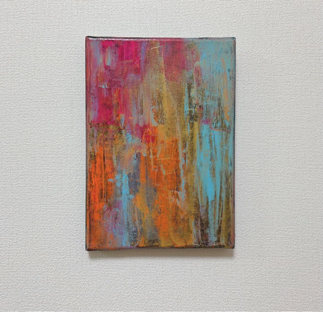 抽象画、現代アート、原画、インテリア、オシャレ、プレゼント、カラフル
