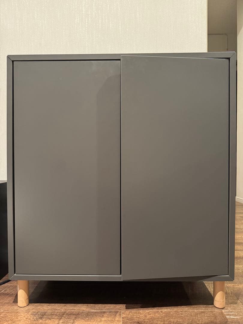 EKET エーケト キャビネットコンビネーション 脚付き, 木製,