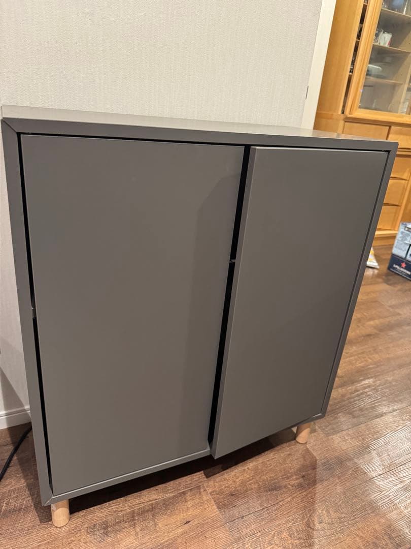 EKET エーケト キャビネットコンビネーション 脚付き, 木製,