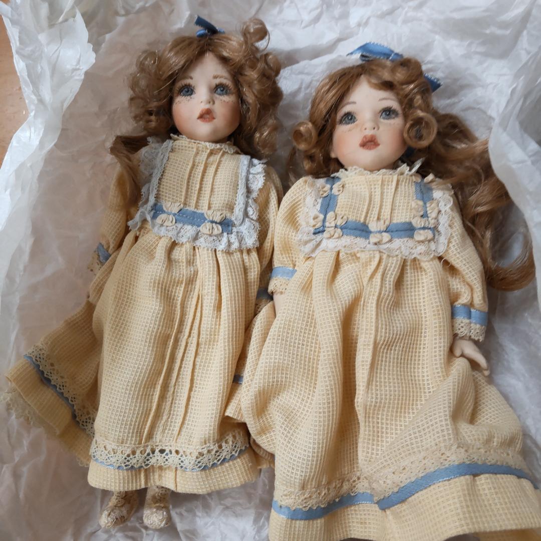 人形　双子　ドール　イタリア