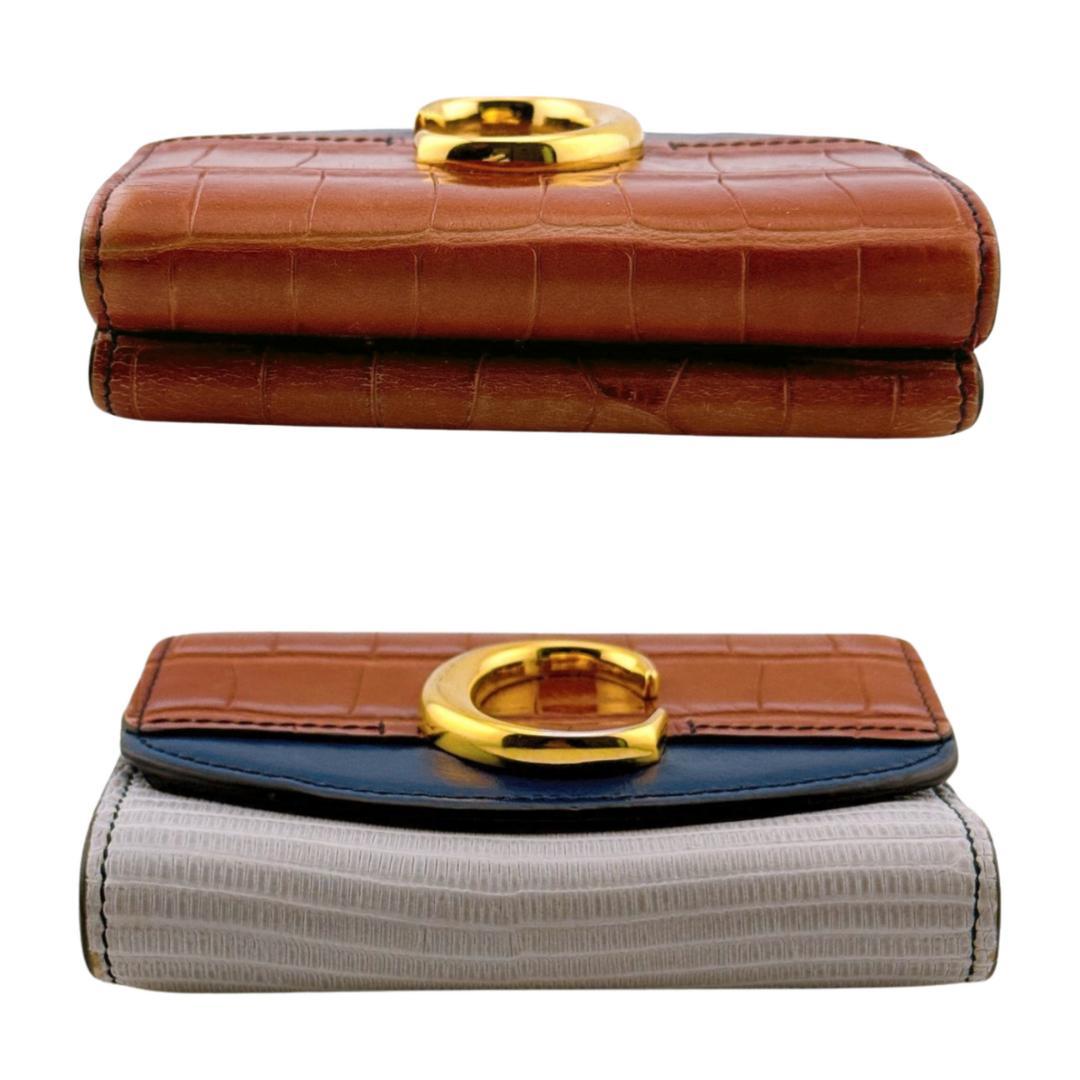 Chloeクロエ 三つ折り財布 Cスモールトリフォールドウォレット マルチカラー