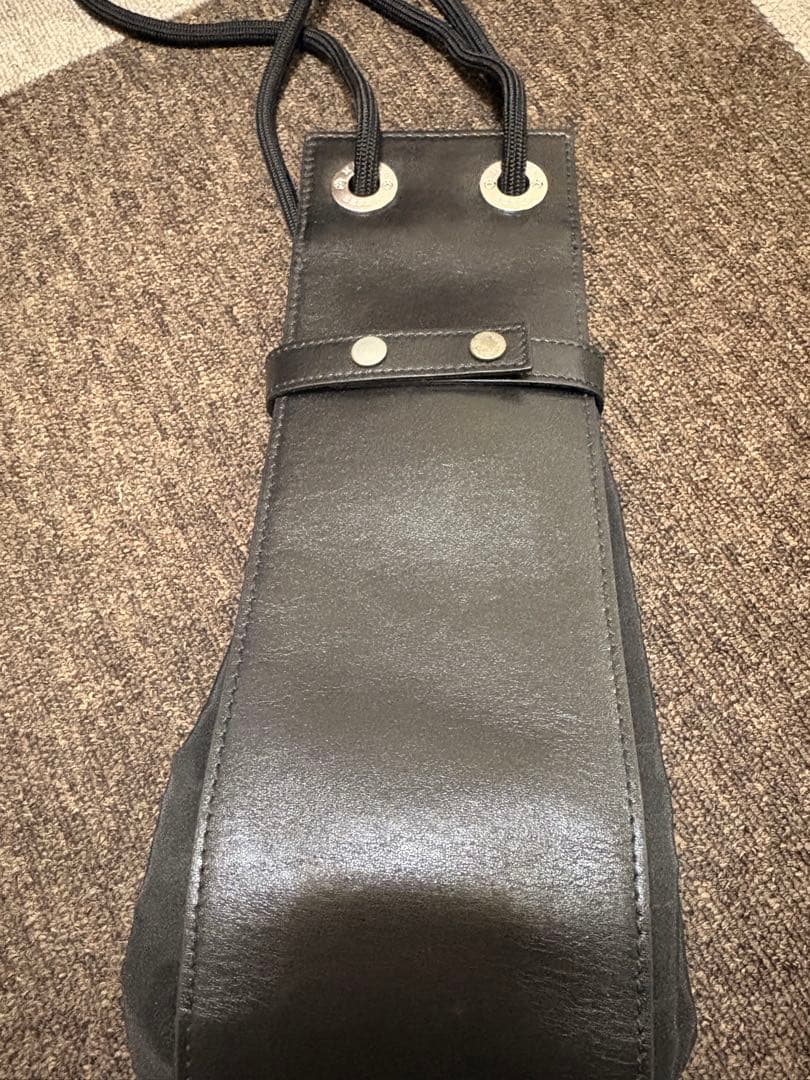 【⭐︎⭐︎！！】 MARINE SERRE ブラックレザー ハンドバッグ