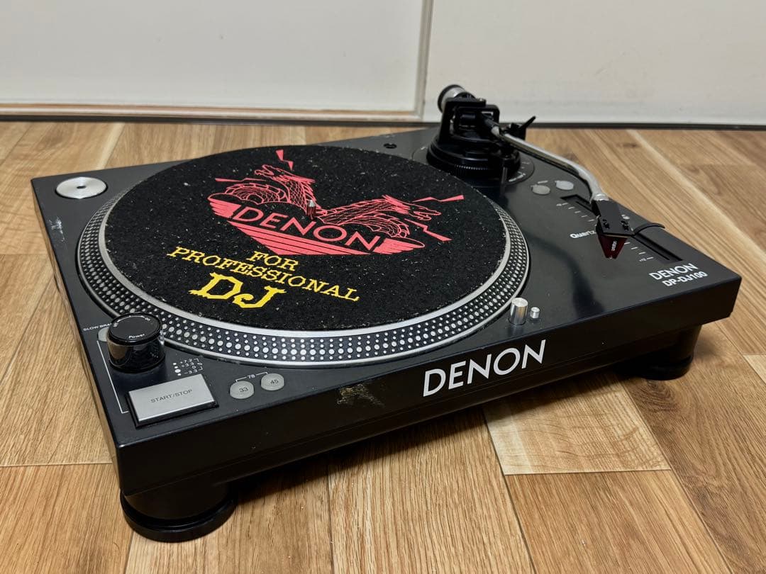 Denon DP-DJ100 + ortofon 2M RED カートリッジ