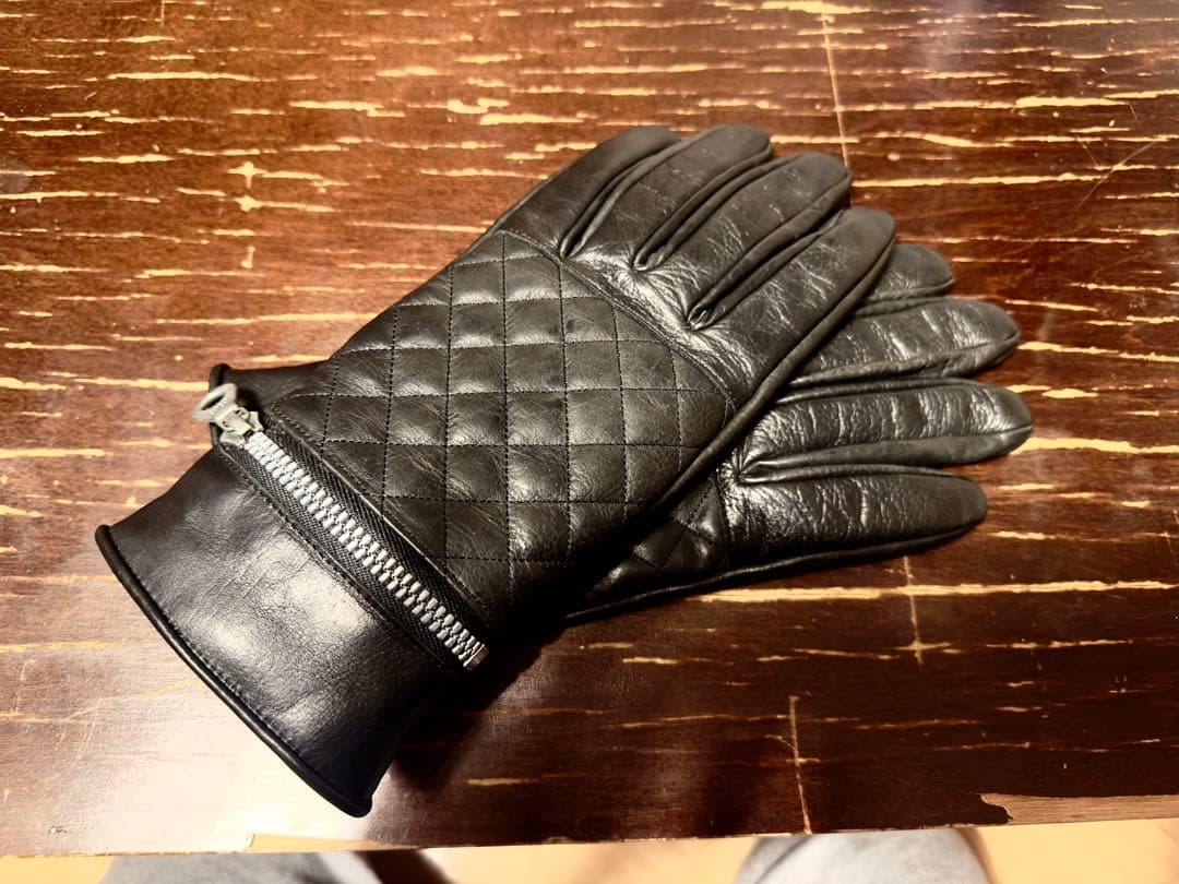 BACKLASHキルティングレザーグローブ/バックラッシュ手袋 Mサイズ