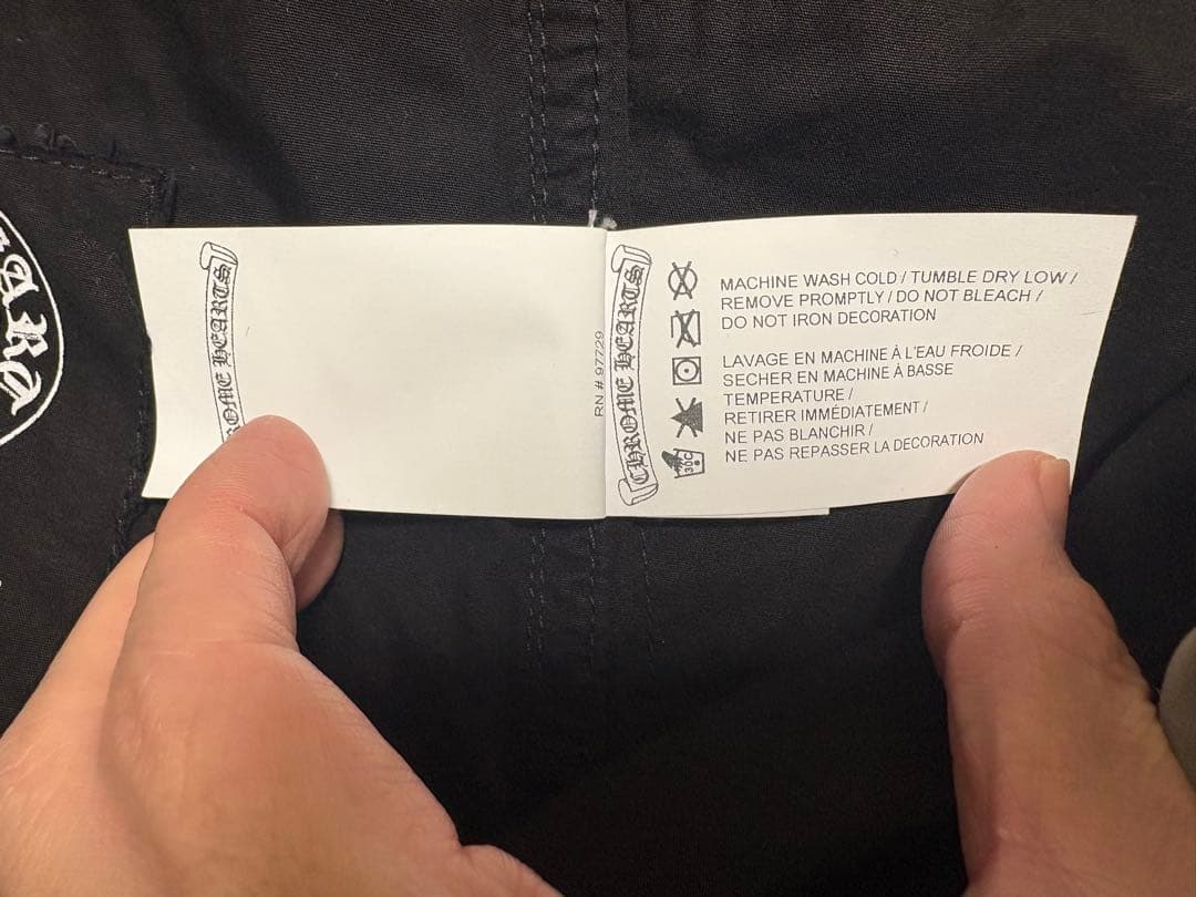 chrome hearts クロムハーツ　パラシュート　パンツ　バギー　デニム