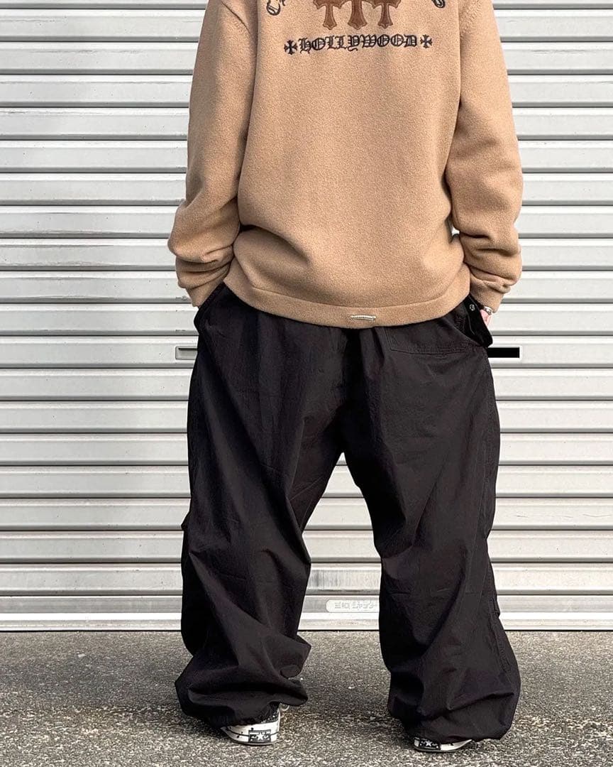 chrome hearts クロムハーツ　パラシュート　パンツ　バギー　デニム