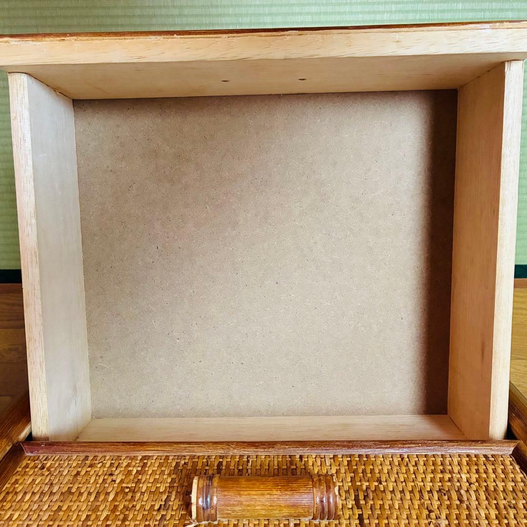 籐家具 ラタン 5段 チェスト 昭和レトロ タンス 収納棚 ナチュラル