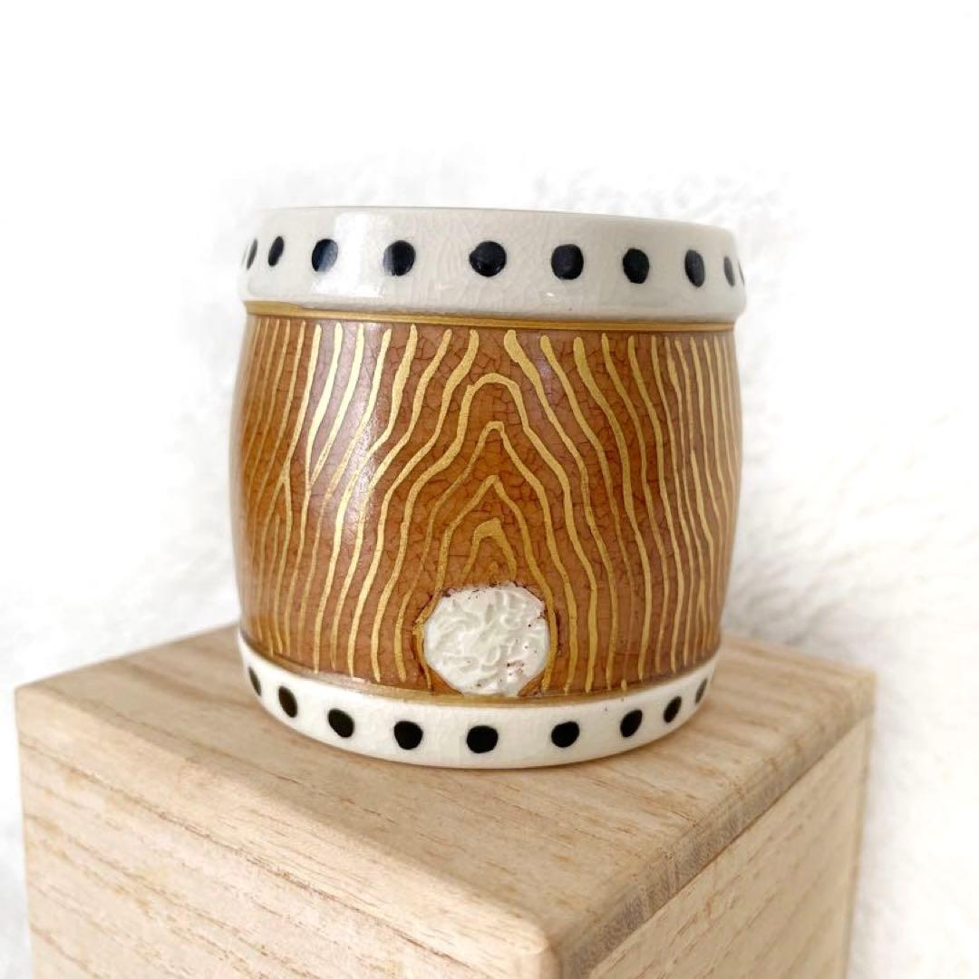 【茶道具】太鼓 蓋置 燦光窯