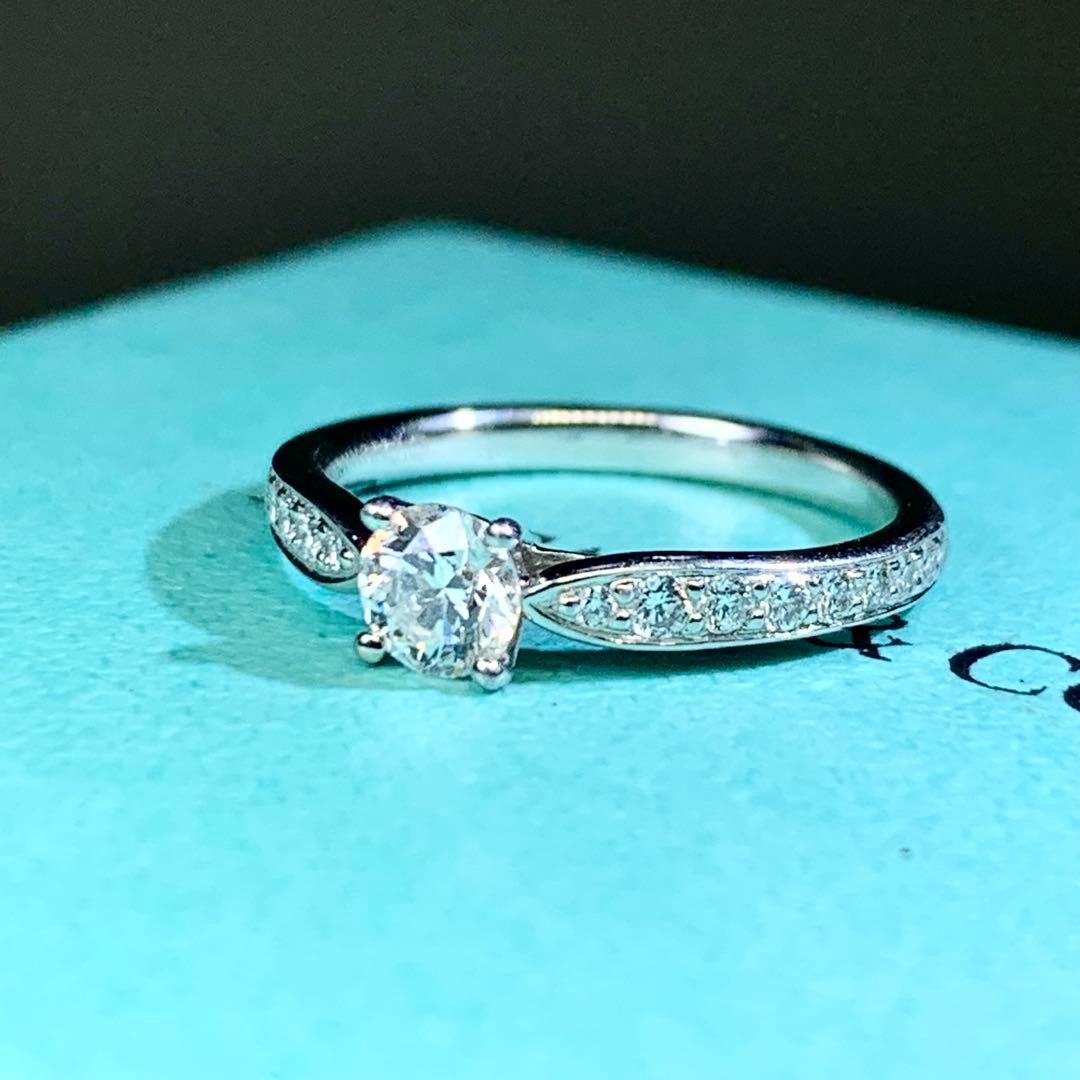 ティファニー　ハーモニー　プラチナ　ダイヤモンド　0.35ct エタニティリング