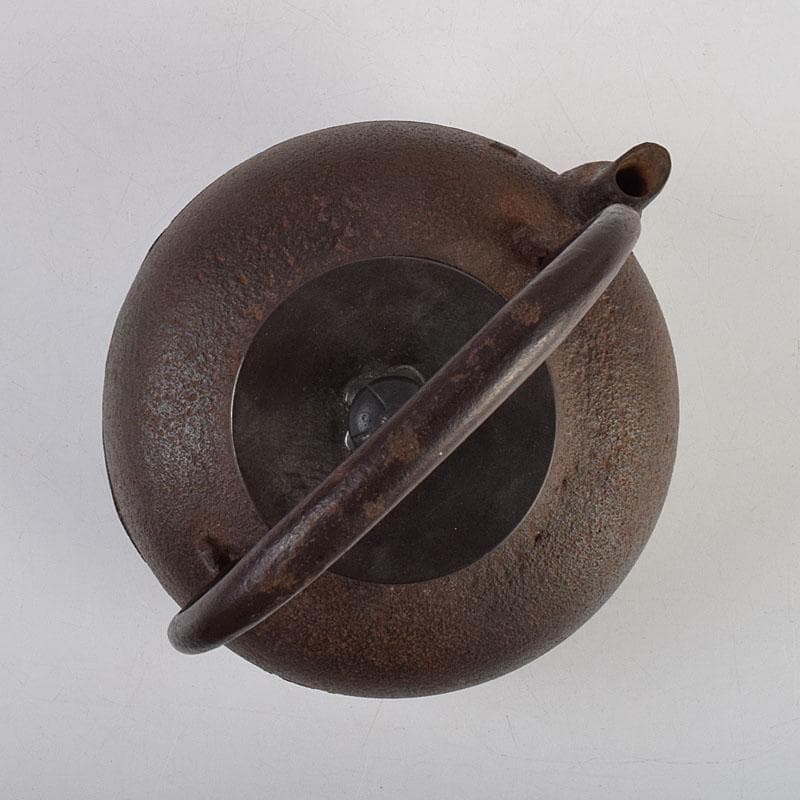 煎茶道具　釜師　菊池政光作　鉄瓶　共箱　D　R9449H