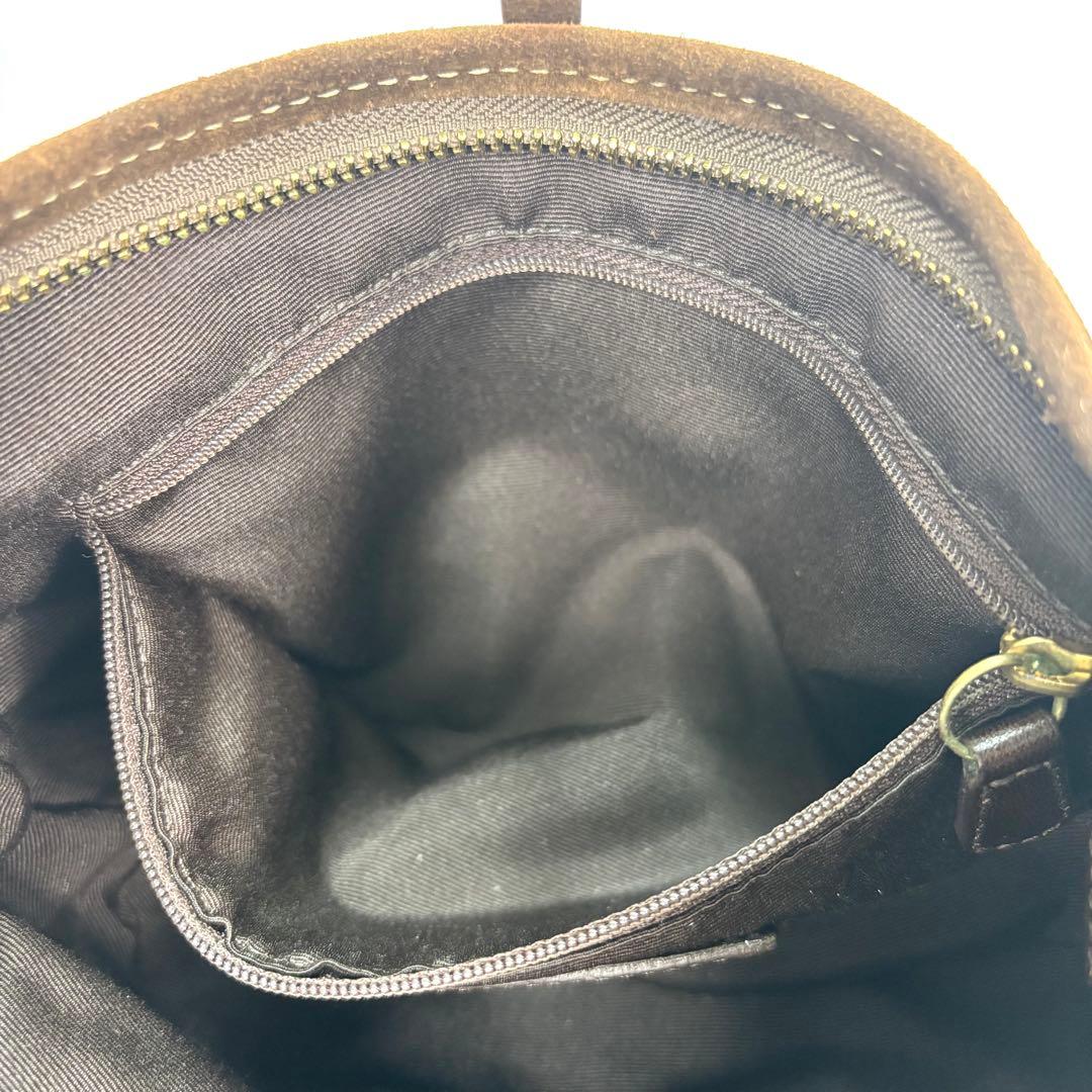 COACH シグネチャー ワンショルダー キャンバス レザー スエード 2154