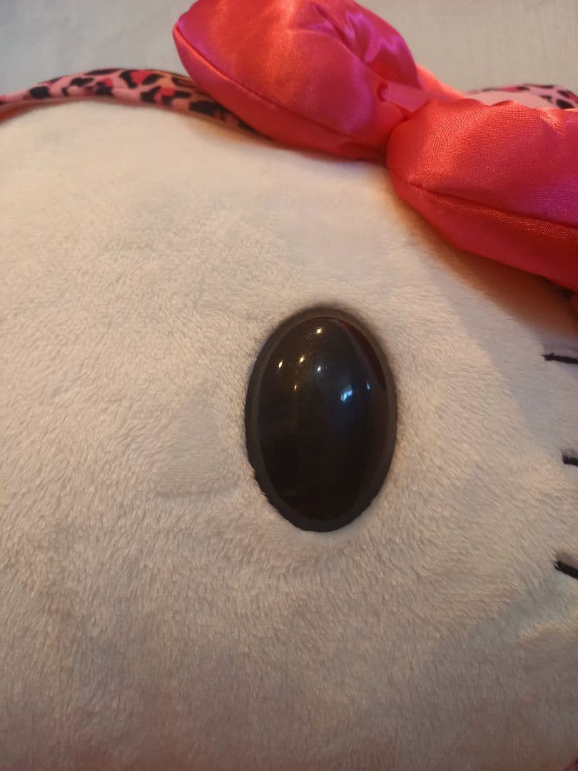 希少☆　ハローキティ　2008年　ヒョウ柄　ピンク　ぬいぐるみ　特大　2L　新品