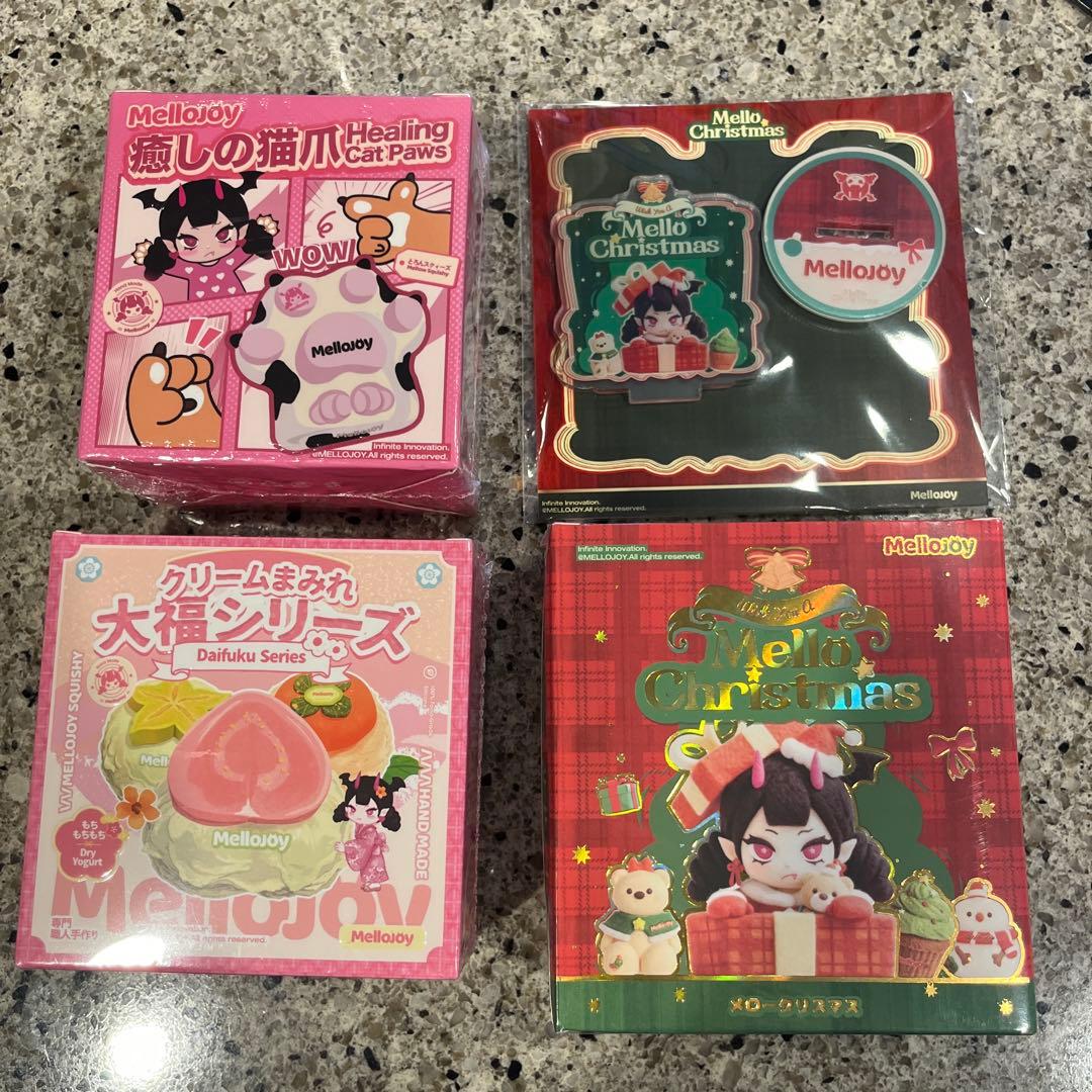 未開封 mellojoy メロジョイ 大福　スクイーズ　メロークリスマス　猫爪