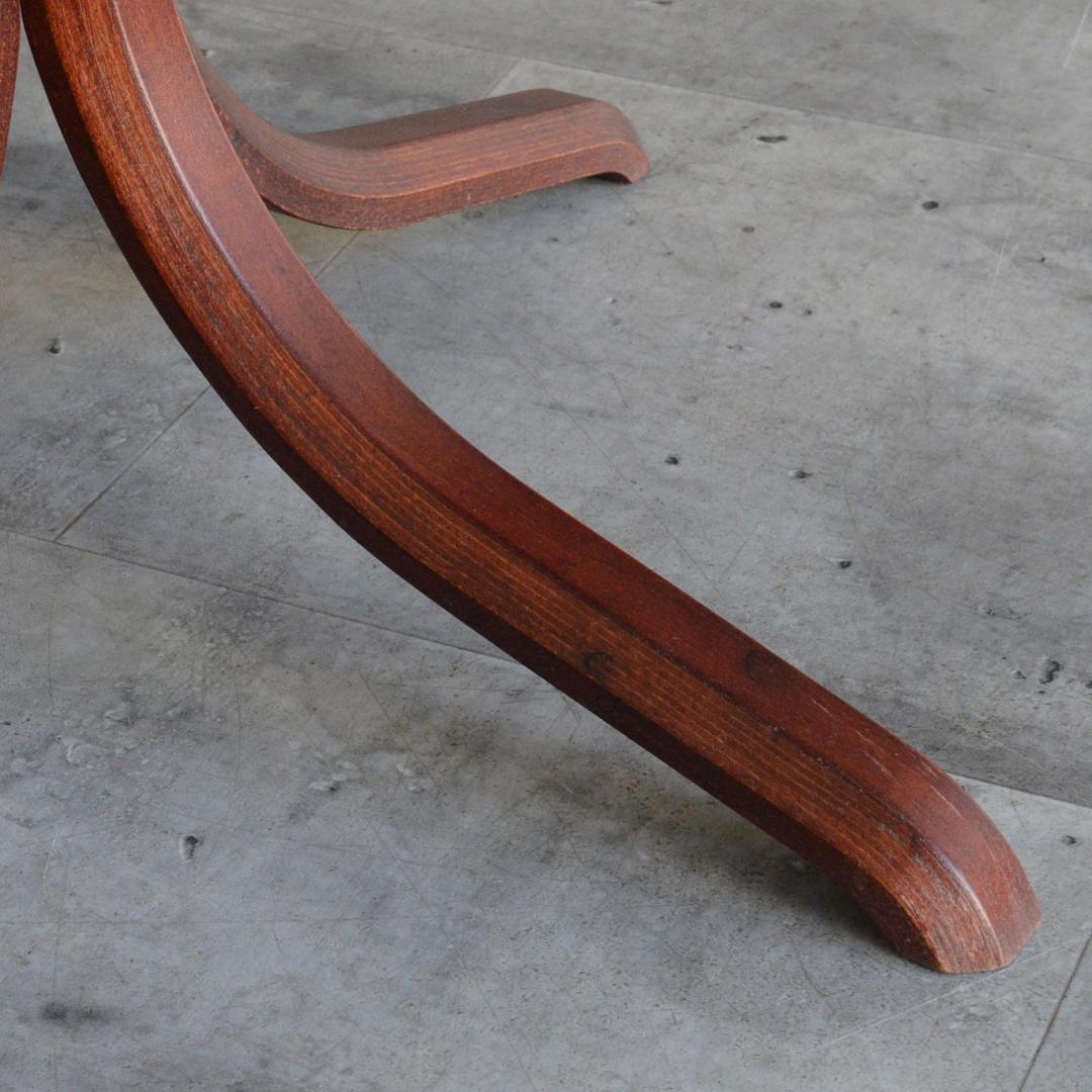 デンマーク 北欧ヴィンテージ ラウンド ローテーブル サイドテーブル 北欧家具