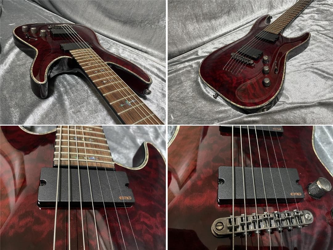 定価247,500円 Schecter AD-C-7-HR 7弦モデル EMG