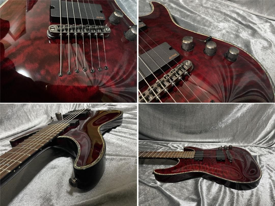 定価247,500円 Schecter AD-C-7-HR 7弦モデル EMG