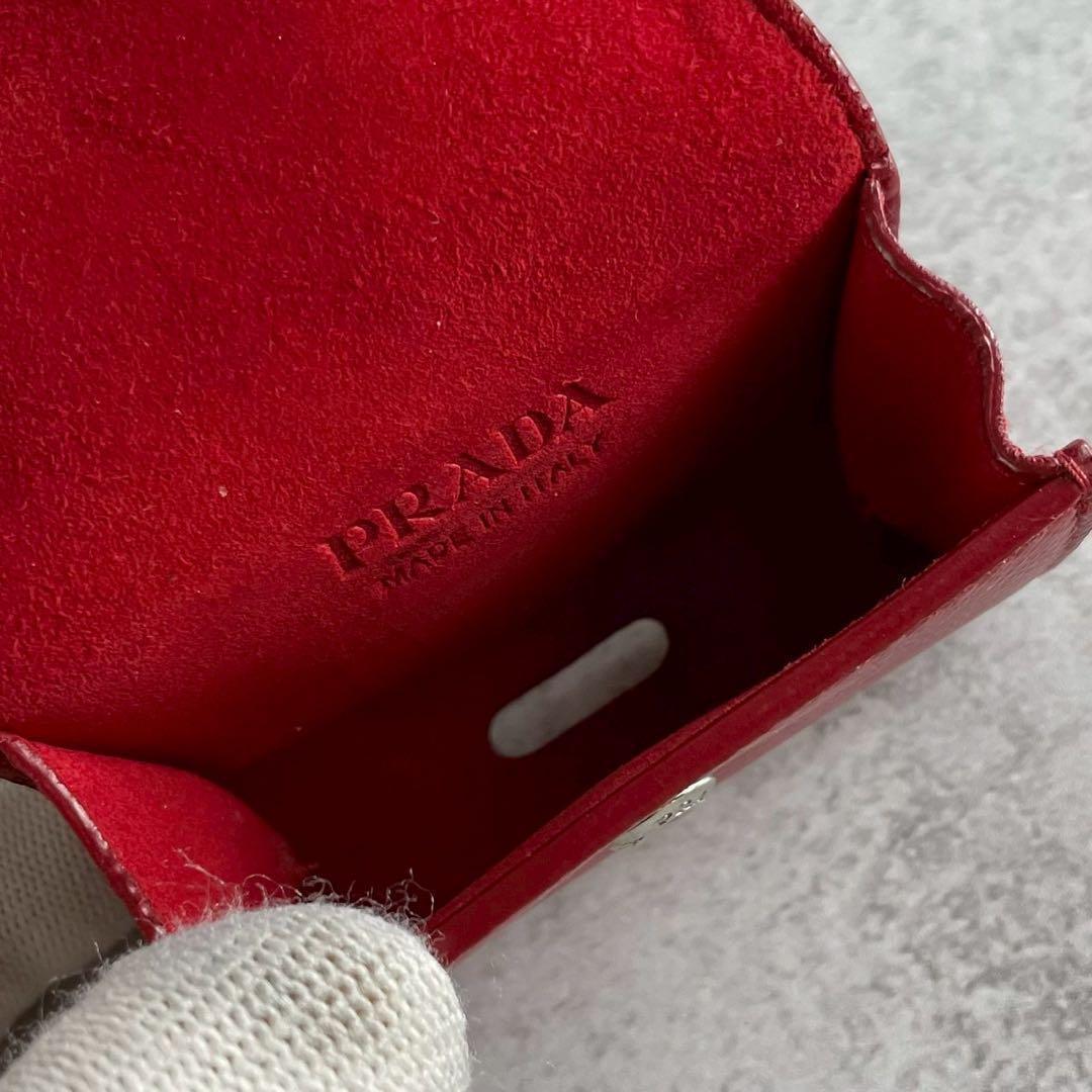 イヤホン PRADA Near Mint Leather Earphone Case