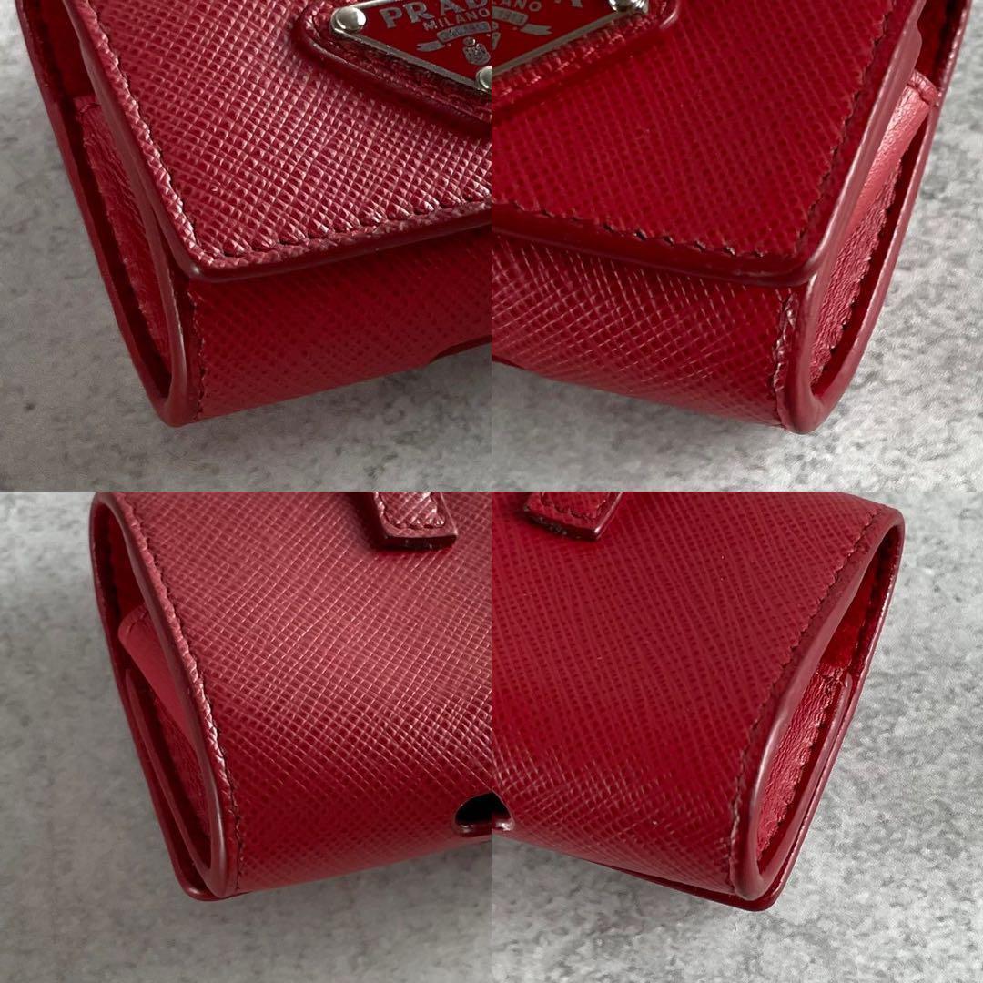 イヤホン PRADA Near Mint Leather Earphone Case